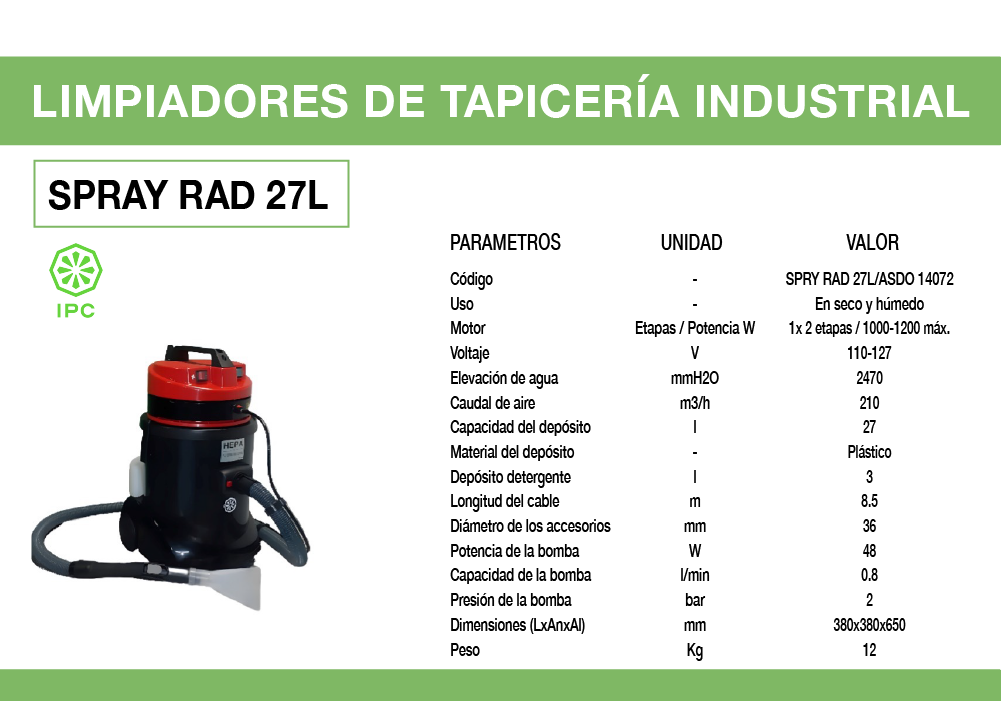 SPRAY RAD 27L